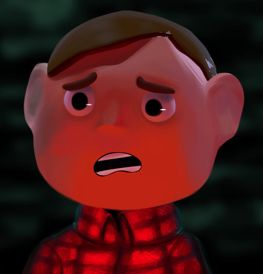 Orel in Blend style (character is from Moral Orel)